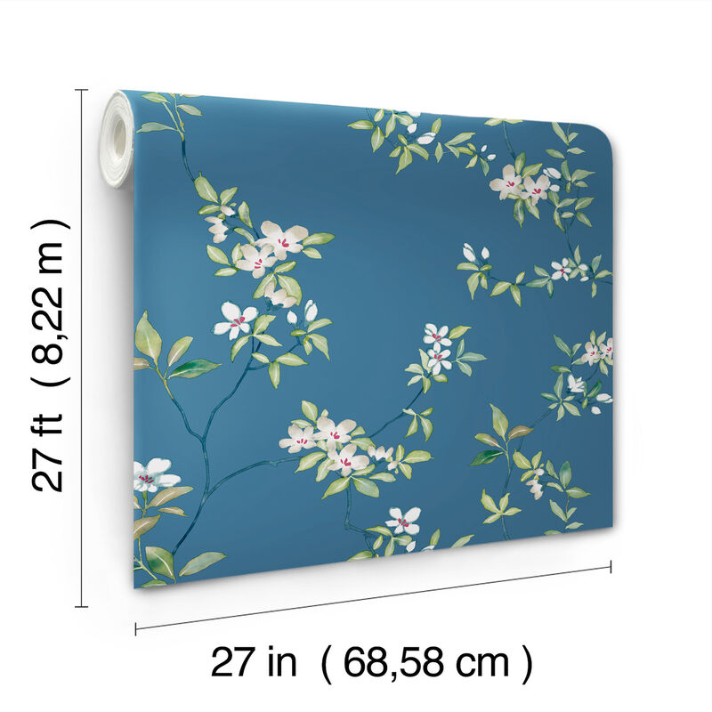 April Blossom Cobalt Wallpaper image number 2
