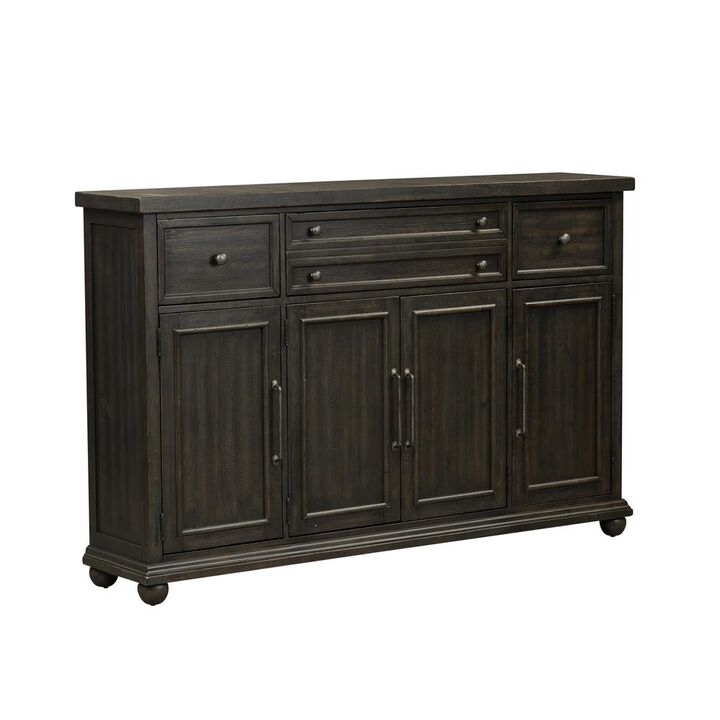 Liberty Furniture Harvest Home Hall Buffet in Chalkboard