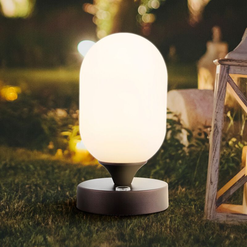 Eli Bohemian Farmhouse Iron Rechargeable Integrated LED Table Lamp