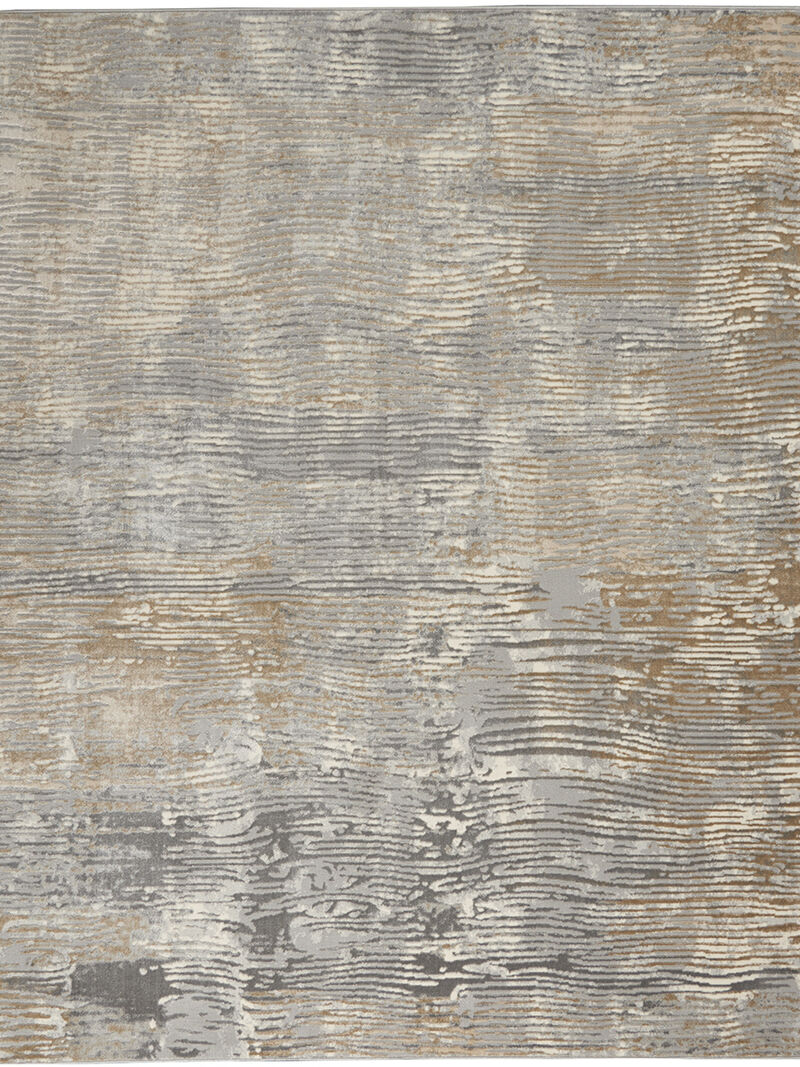 Solace SLA01 Gray/Beige 8' x 10' Rug