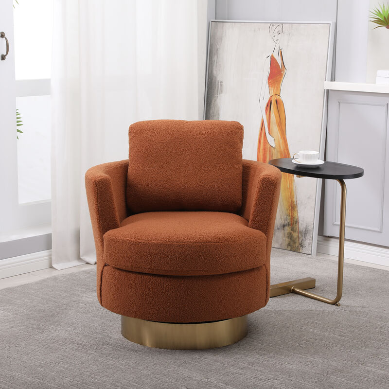 Streamdale Swivel Barrel Chair for Living Room or Bedroom