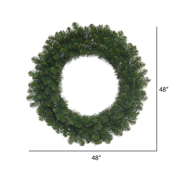 Vickerman 48" Grand Teton Double Sided Artificial Christmas Wreath, Unlit - Faux Chistmas Wreath - Indoor Seasonal Home Decor