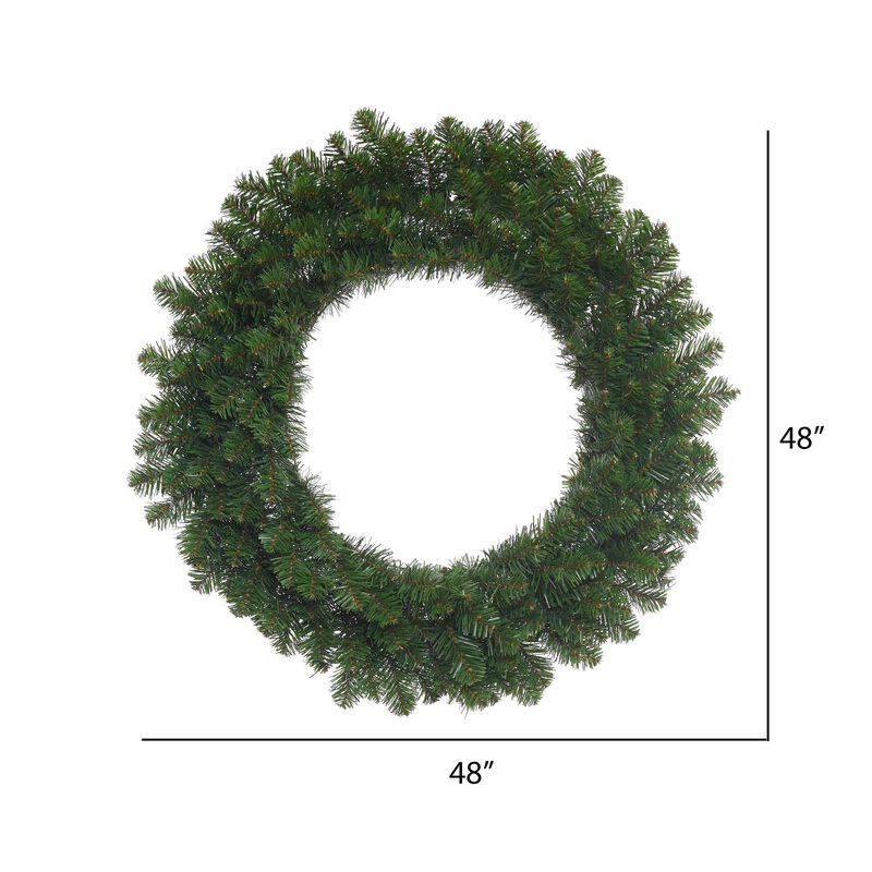 Vickerman 48" Grand Teton Double Sided Artificial Christmas Wreath, Unlit - Faux Chistmas Wreath - Indoor Seasonal Home Decor image number 1