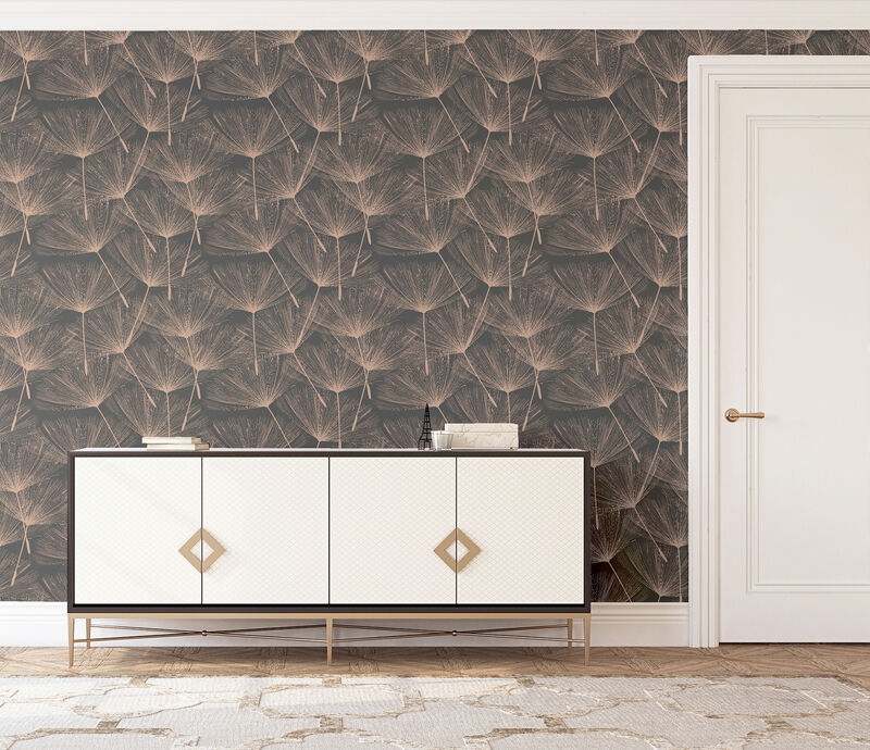 Kazue Metallic Dandelion Wallpaper image number 5