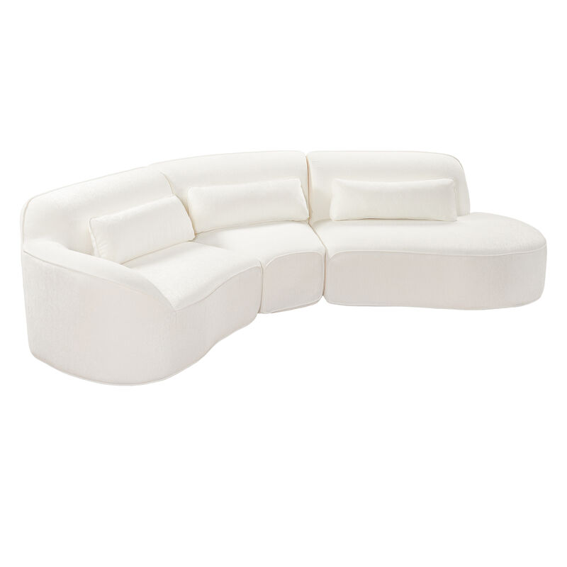 Jexfok curved Sectional Sofa image number 0