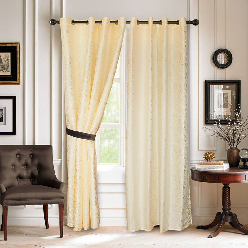 Dolce Mela Window Semi-Blackout Curtain / Drape Panel
