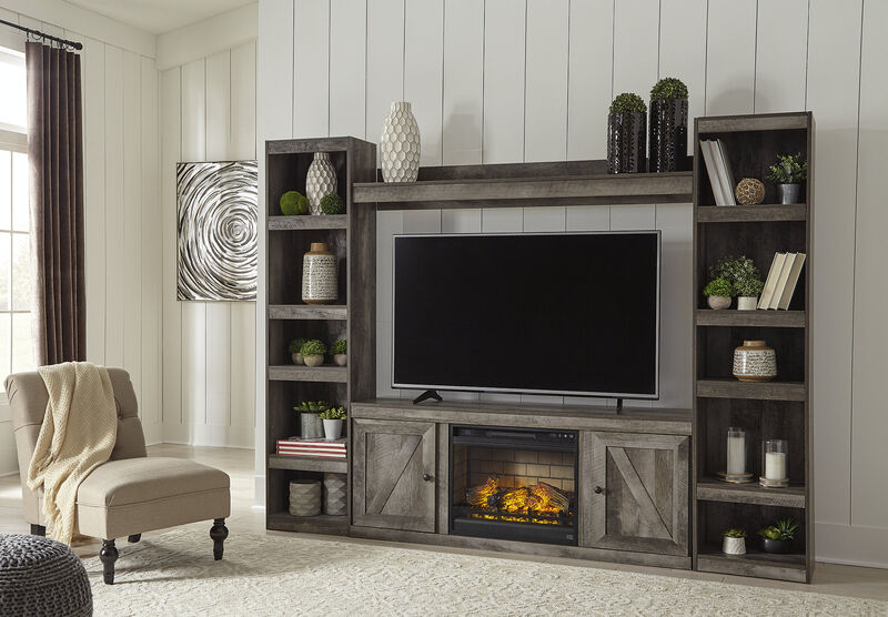 Wynnlow 4-Piece Entertainment Center with Electric Fireplace image number 1