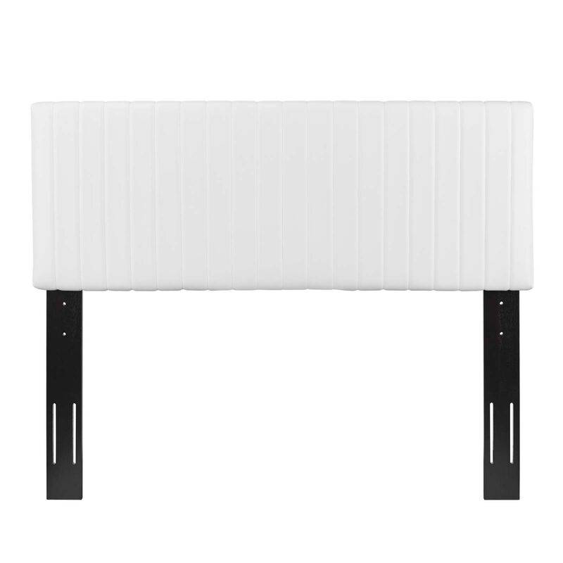 Modway - Keira Full / Queen Faux Leather Headboard White image number 3