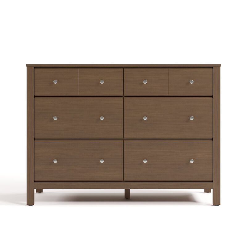 Horizon 6 Drawer Dresser - Hazelnut image number 0