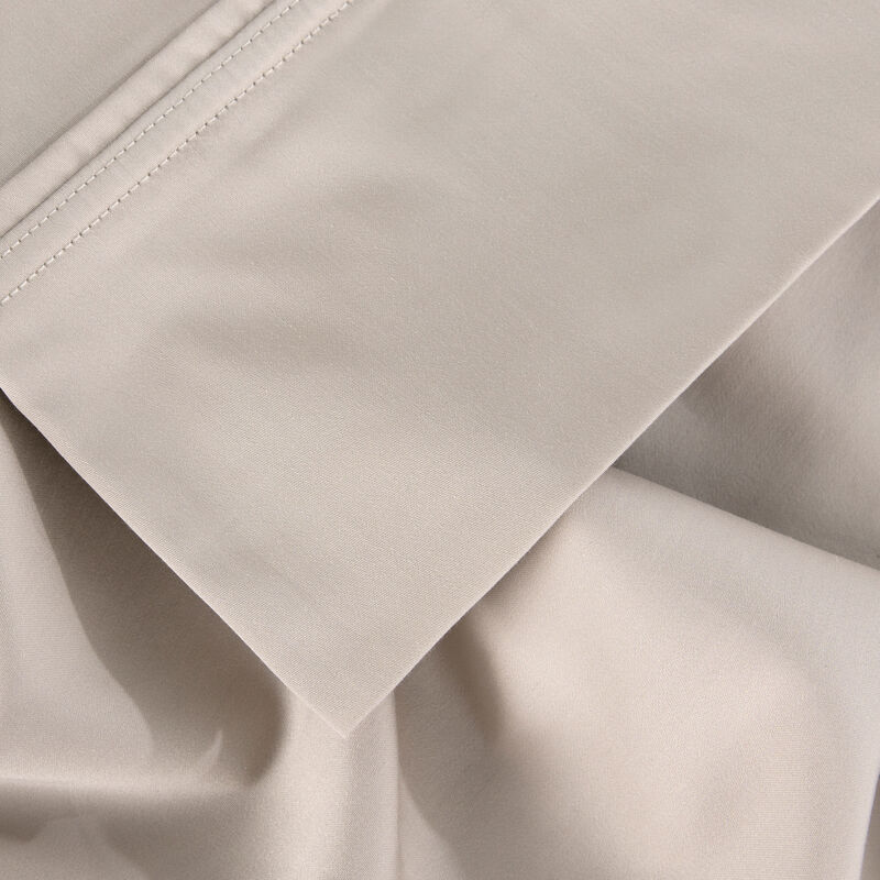 Hyper-Cotton Split California King Sheet Set - Medium Beige