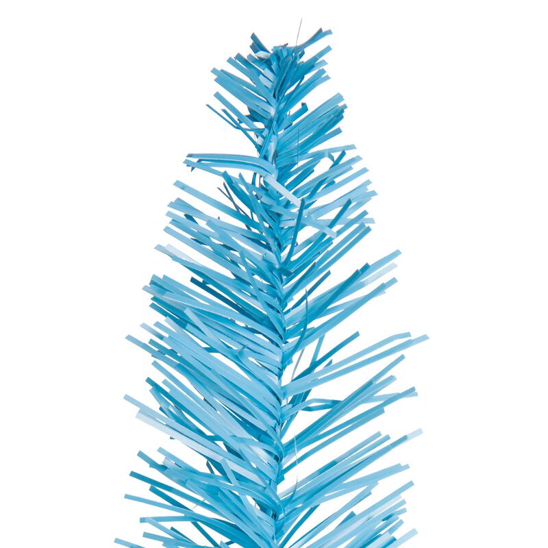 Vickerman 9' x 14" Sky Blue Fir Artificial Christmas Garland, Unlit - Faux Fir Christmas Garland - Indoor Seasonal Home Decor image number 3