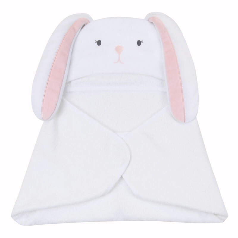 Lambs & Ivy Baby/Infant Luxury Cotton Terry Bunny Hooded Bath Towel