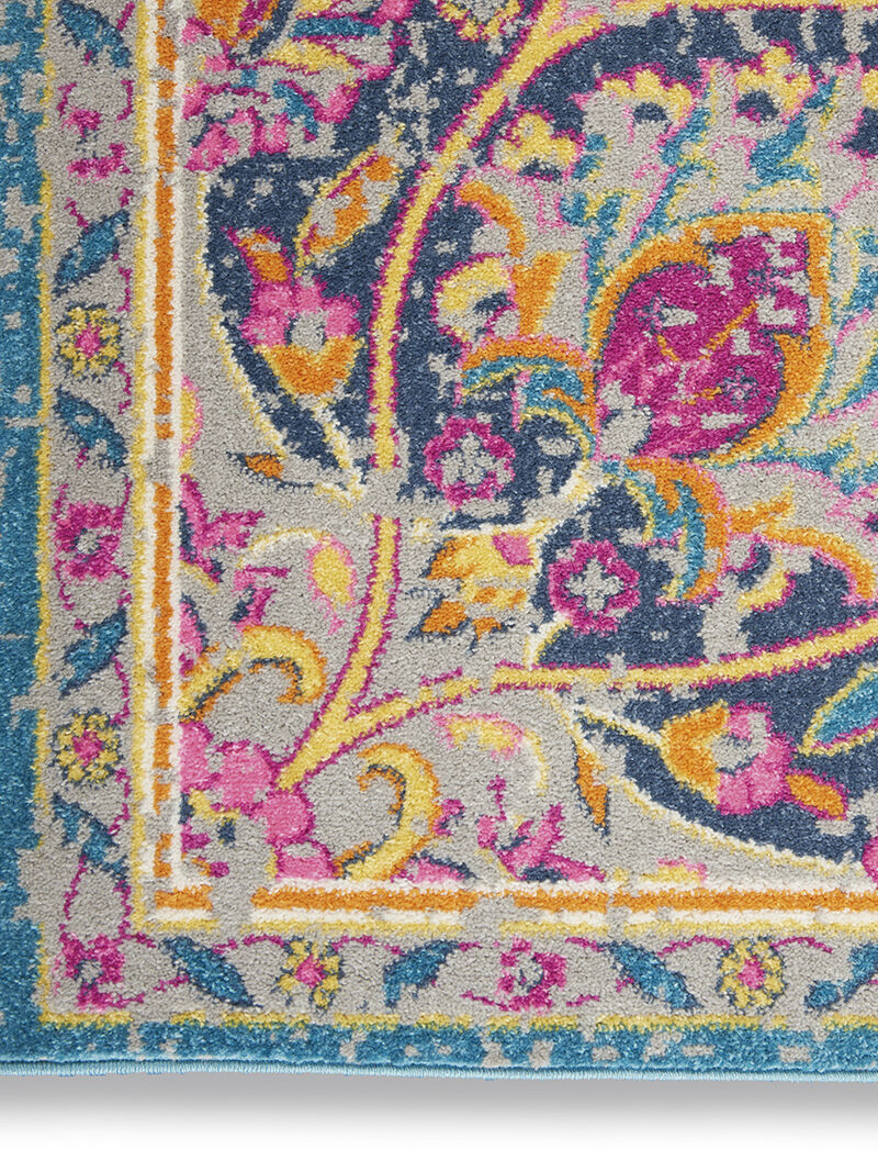 Passion PSN22 Ivory/Multicolor 5' x Round Rug image number 3