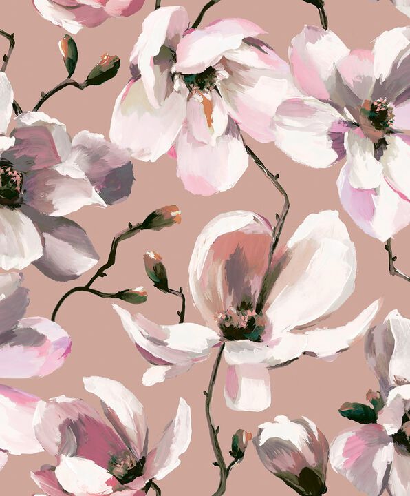 Flora Cherry Blossom Pink Wallpaper 47463