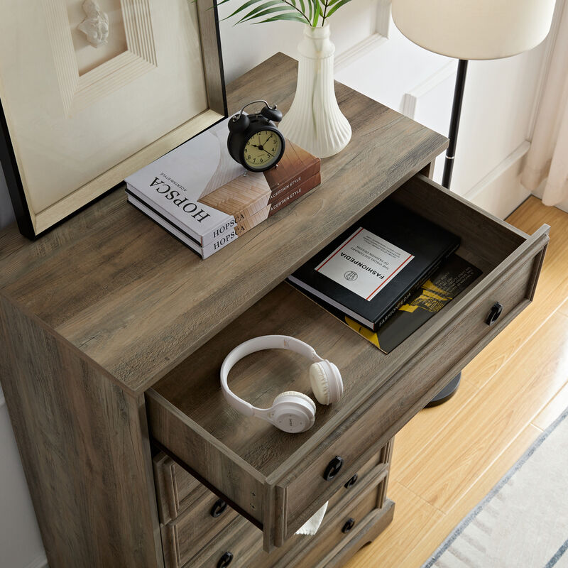 Streamdale 6-Drawer Dresser for Bedroom, Closet & Living Room Storage image number 5