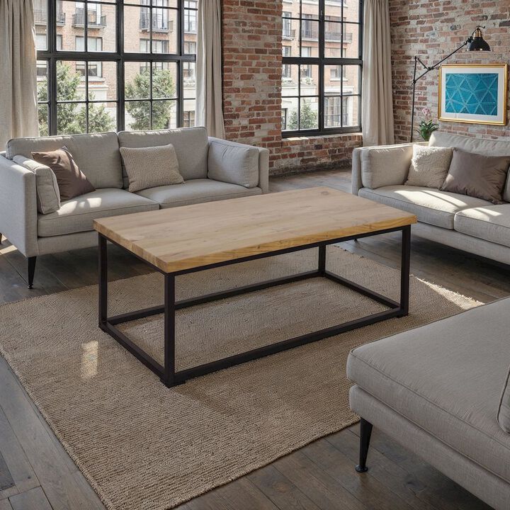 Jofran Ames Solid Wood Modern Coffee Table