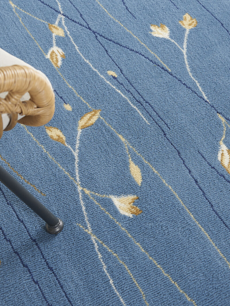 Grafix GRF15 Light Blue 7' x 10' Rug