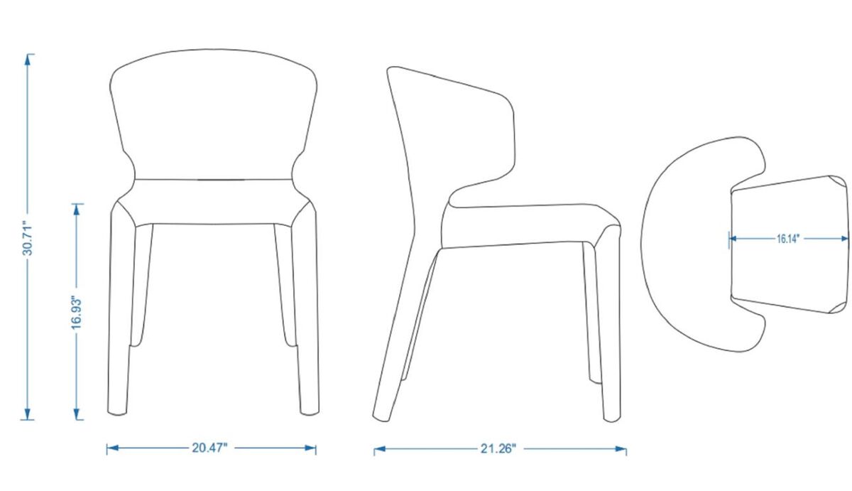 Conrad Black Dining Chairs (Set of 4)