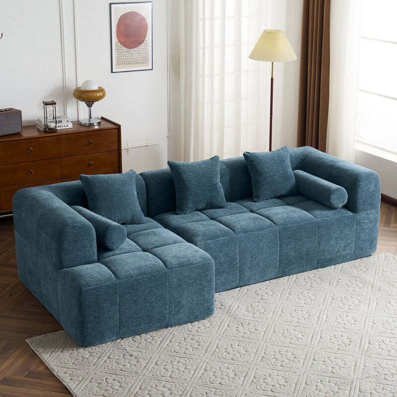 Merax Full-Compressed Sofa Modular Sectional Sofa