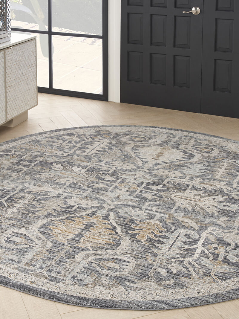 Lynx LNX02 Navy/Multicolor 5'3" x 7'10" Rug