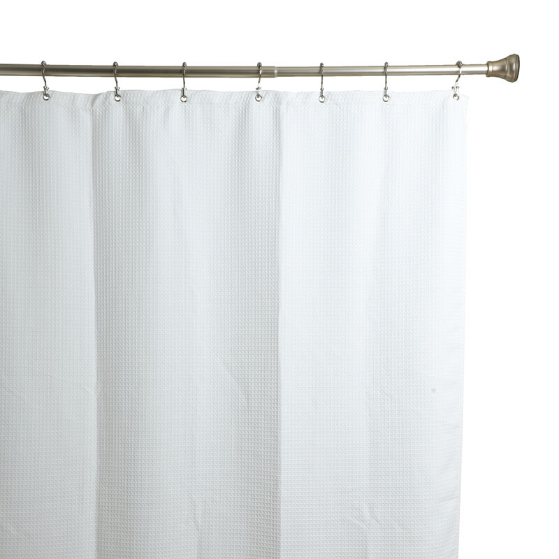 Metal Double Shower Curtain Hooks, Set of 12 image number 3