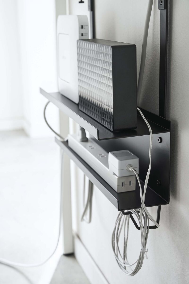 Under-Desk Cable & Router Storage Rack
