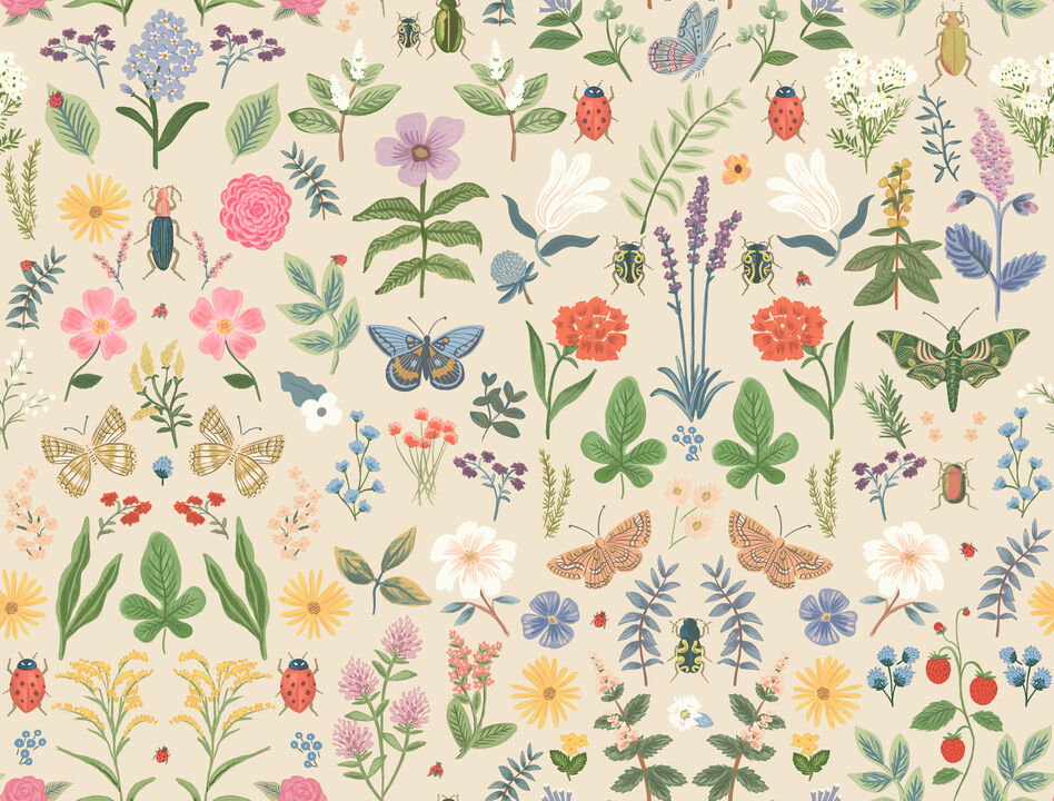 Curio Cream Peel & Stick Wallpaper