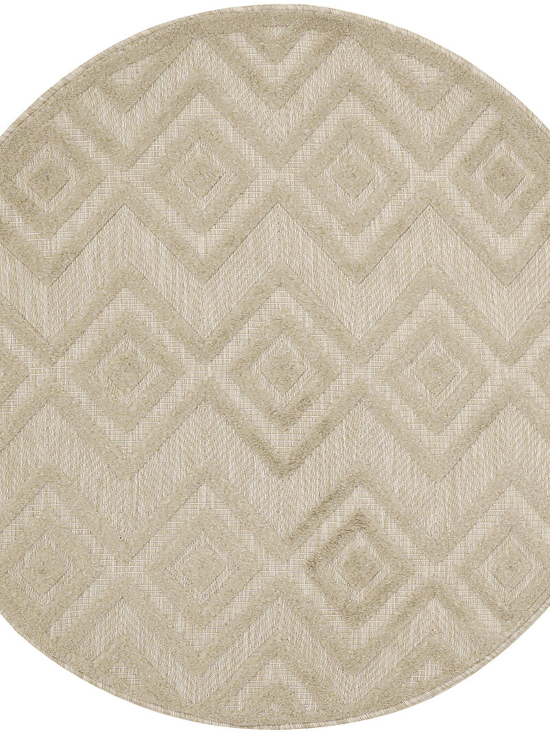 Versatile NRV01 Cream 4' x Round Rug image number 0