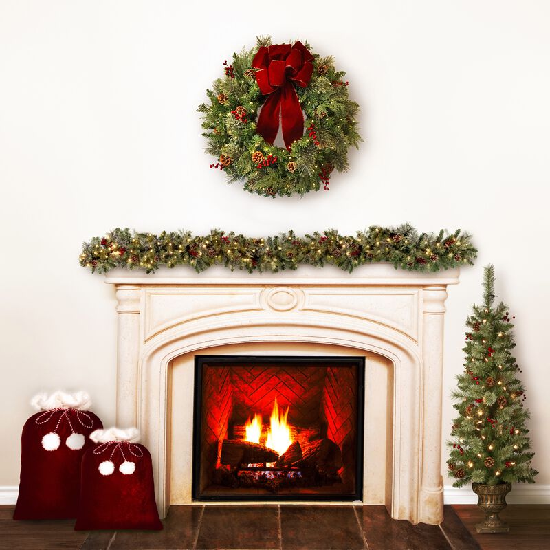 4 Foot Pre-lit Carolina Porch Christmas Tree image number 6