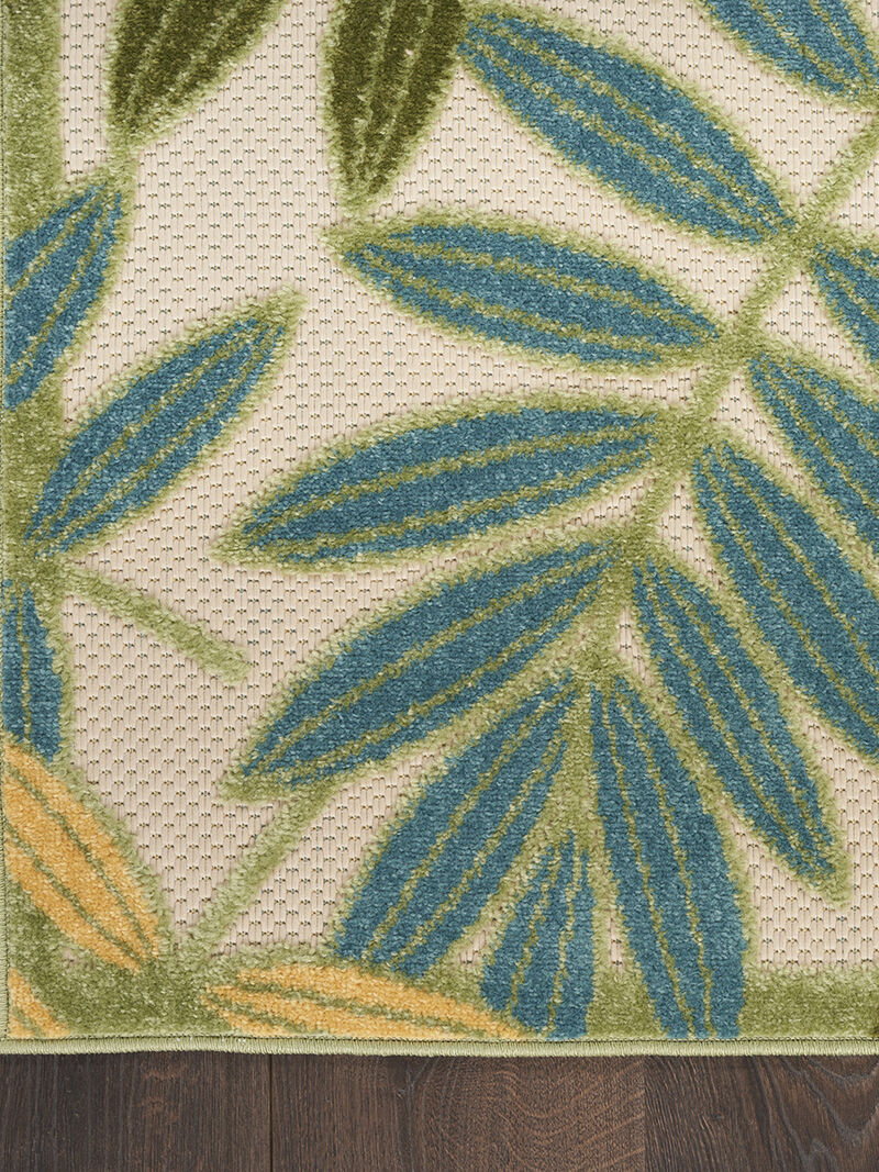 Aloha ALH18 Green/Multicolor 10' x 14' Rug
