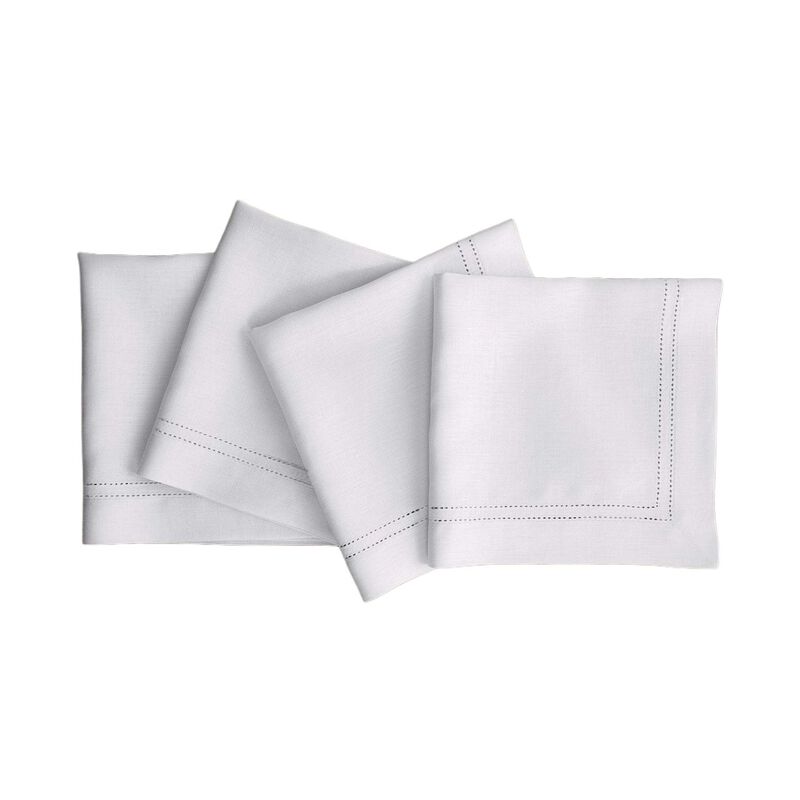 Linen Dinner Napkins - Linen Double Hemstitch