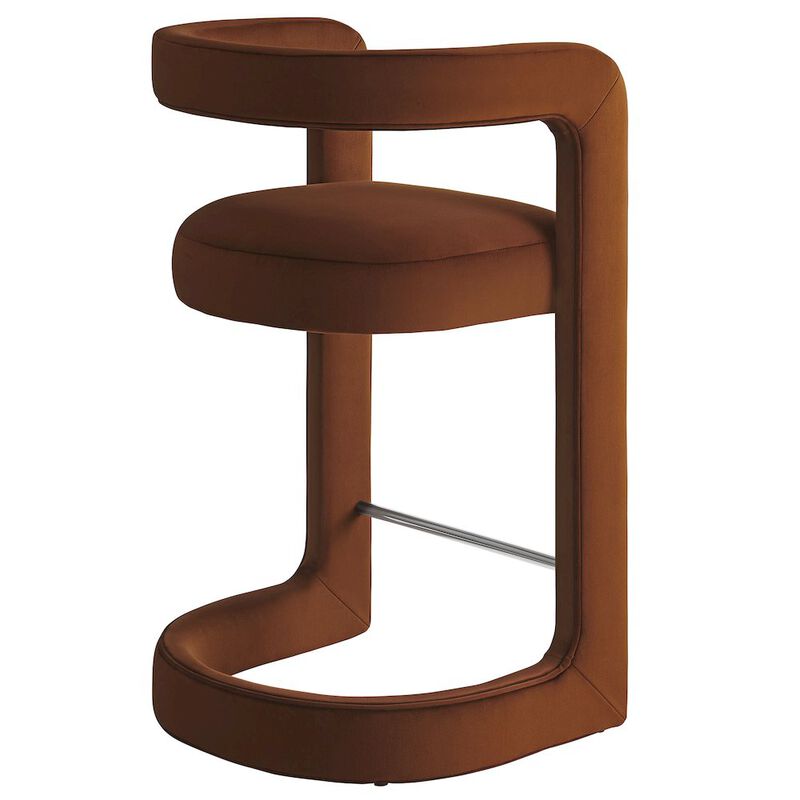 Winslow Performance Velvet Counter Stool image number 4