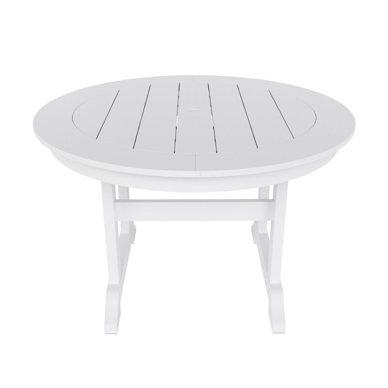 WestinTrends 47" Round Outdoor Patio Dining Table
