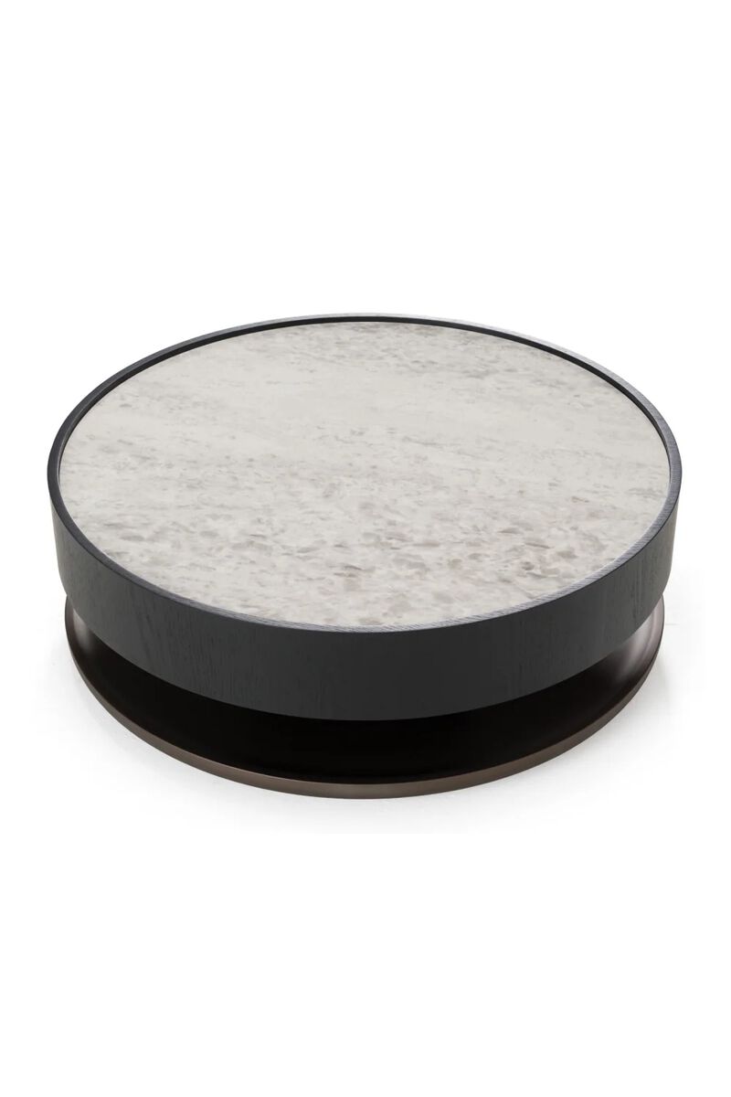 Ceramic Round Coffee Table | OROA Modern Miranda image number 3