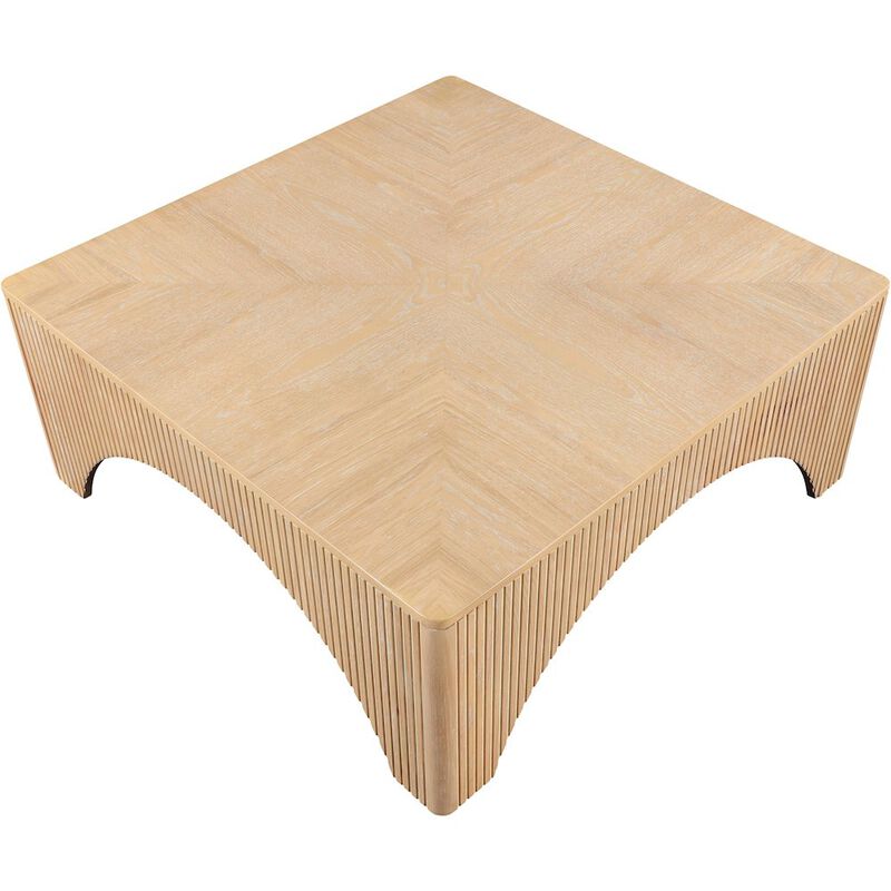Meridian Furniture Eloise Natural Oak Veneer Coffee Table