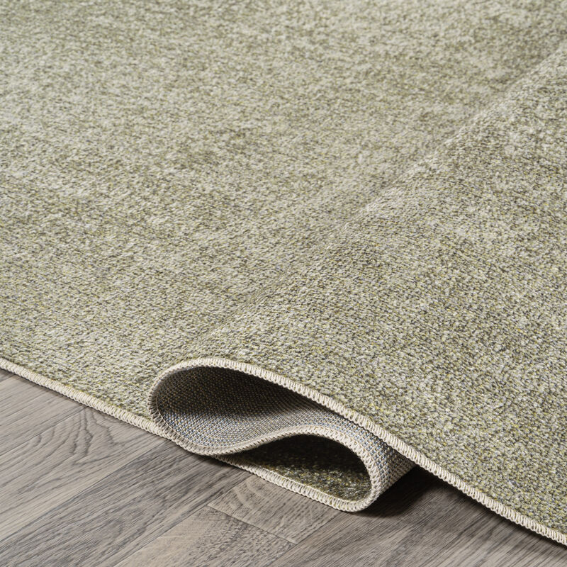 Twyla Classic Solid Low-Pile Machine-Washable Area Rug