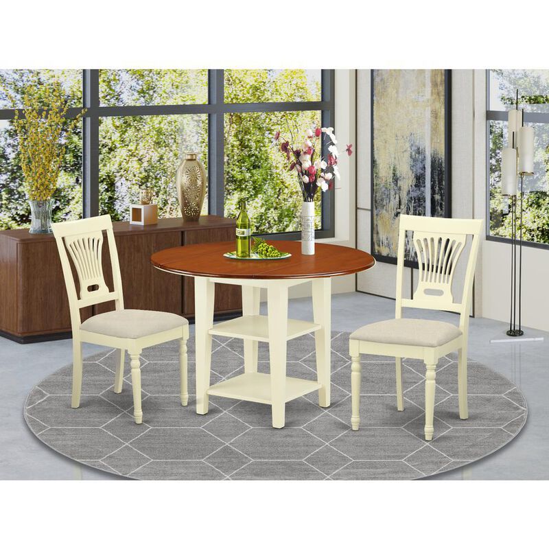Dining Room Set Buttermilk & Cherry