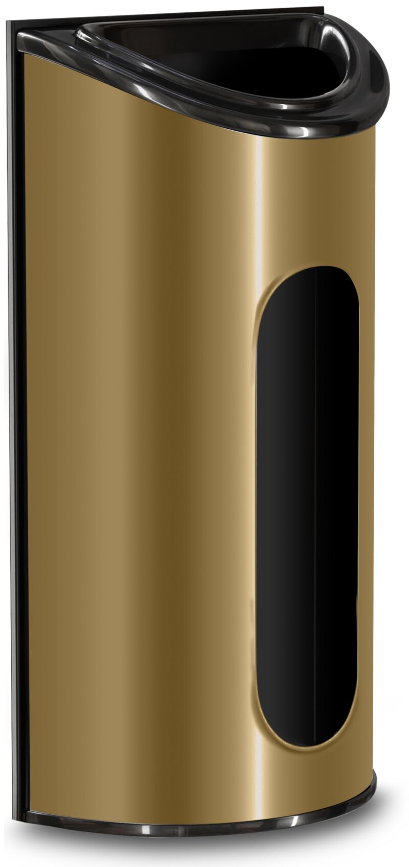 Utopia Kitchen Grocery Plastic Bag Holder and Dispenser Medium, Easy Wall Mount Bag Saver, Stainless Steel (Gold) image number 0