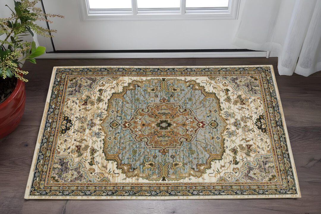HomeRoots Oriental Area Rug
