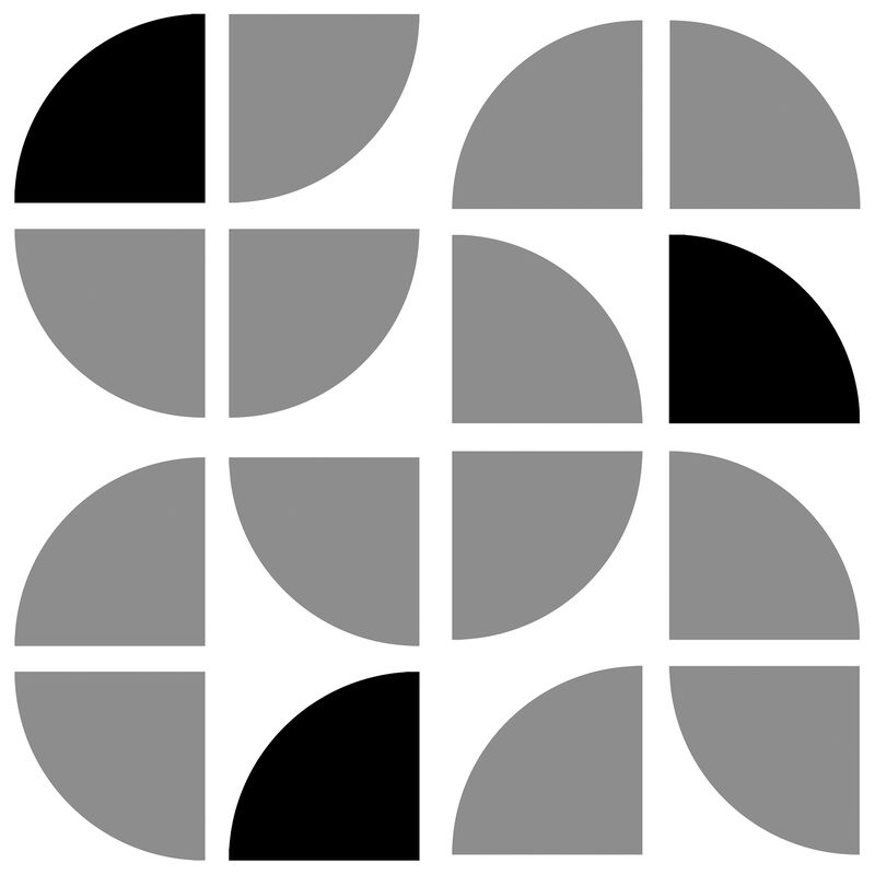 Mod Geo Crescents Peel and Stick Wallpaper image number 0