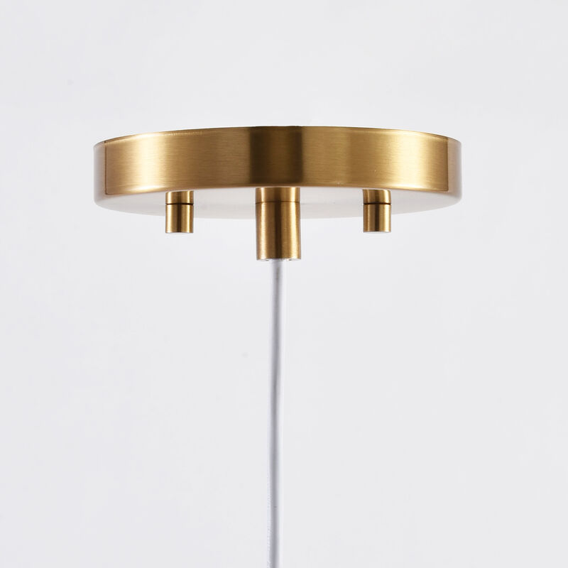 11" Modern Green Dome Pendant Light with Adjustable Cord for Bedroom, Kitchen Island or Living Room image number 6