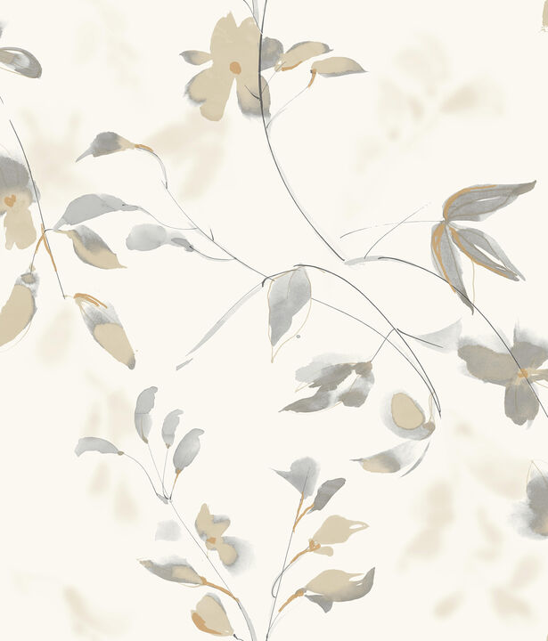 Linden Flower Soft Neutral Peel & Stick Wallpaper