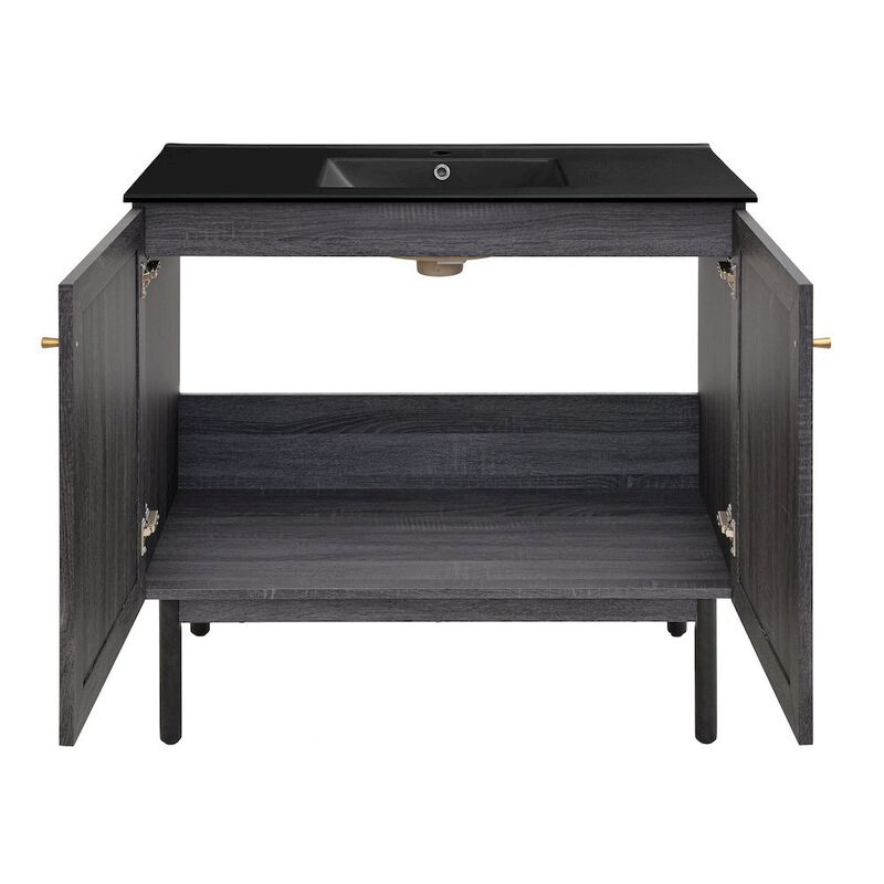 Classe 36" Freestanding Bathroom Vanity with Sink Top image number 4