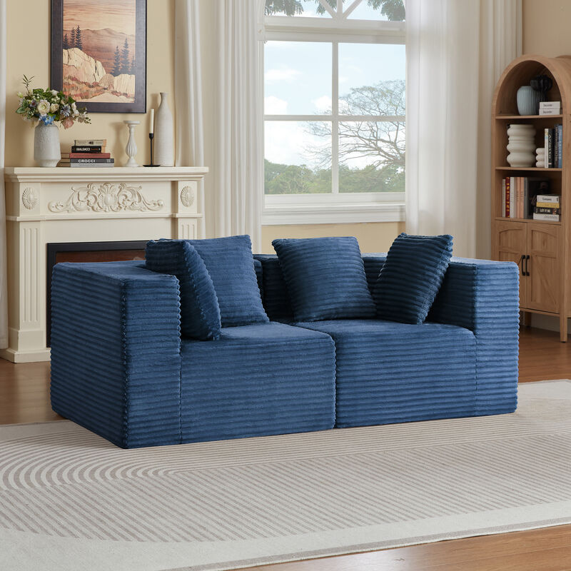 Bacras Boneless loveseat image number 2