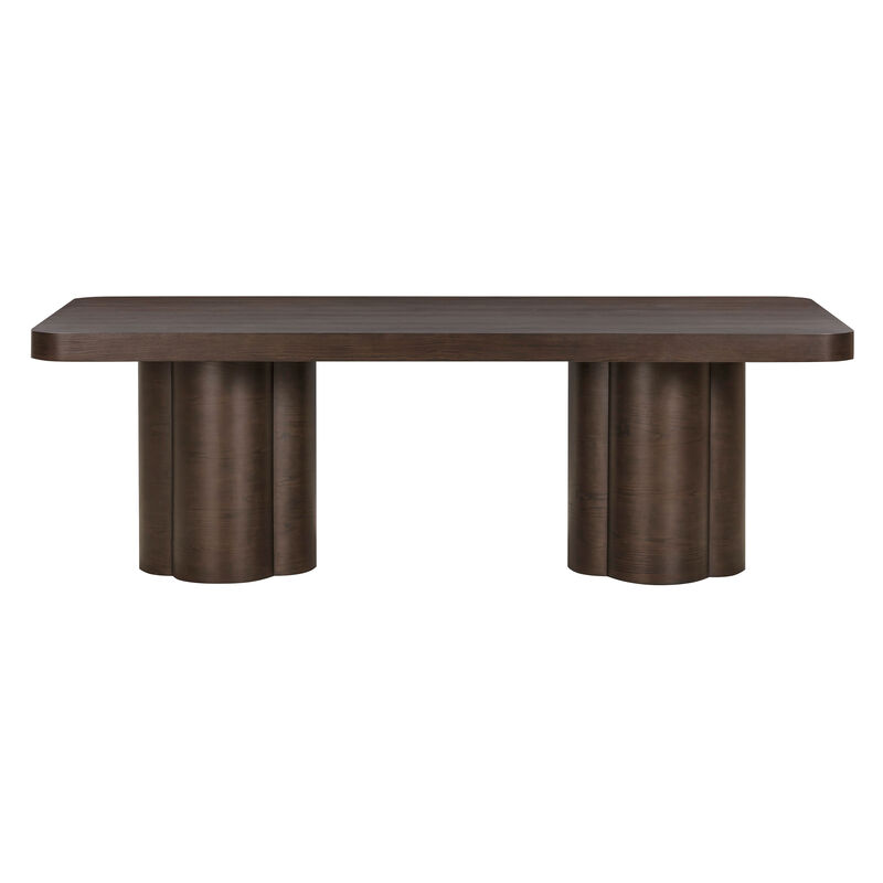 Bambi Dark Brown Ash Dining Table image number 2