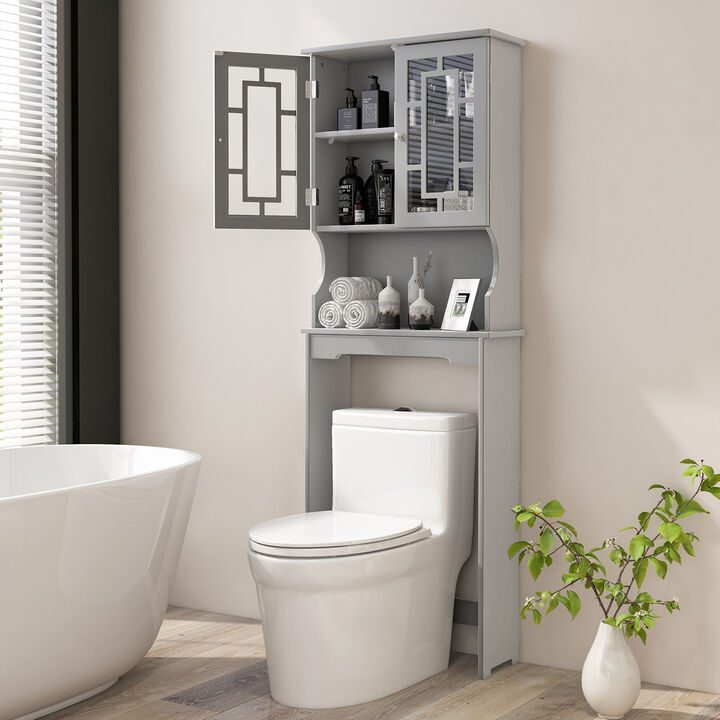 Bathroom Spacesaver Organizer with Adjustable Shelf