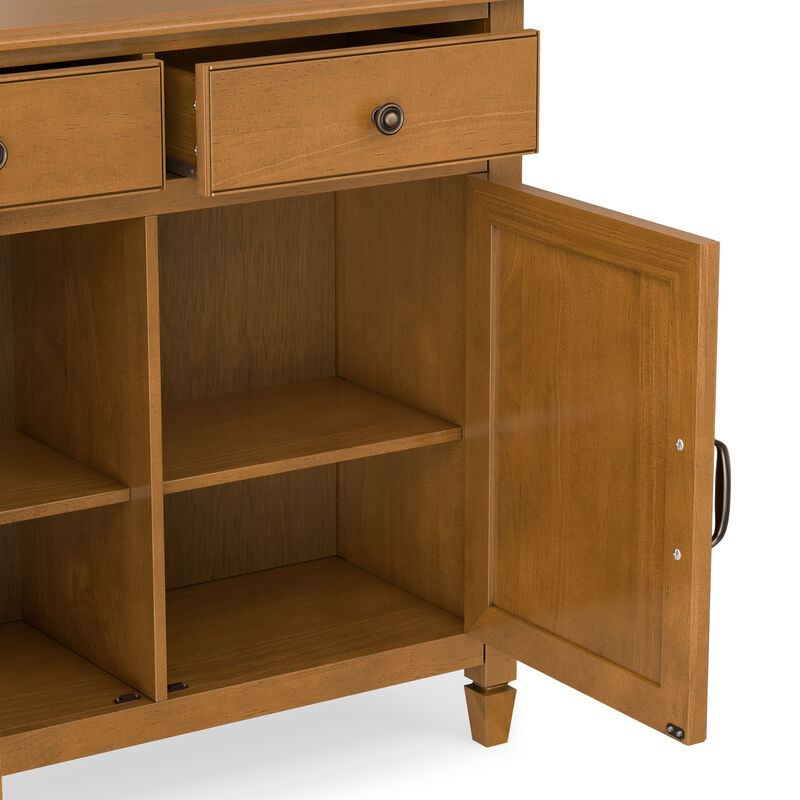 Connaught 40 inch Wide Solid Wood Traditional Entryway Storage Cabinet image number 8