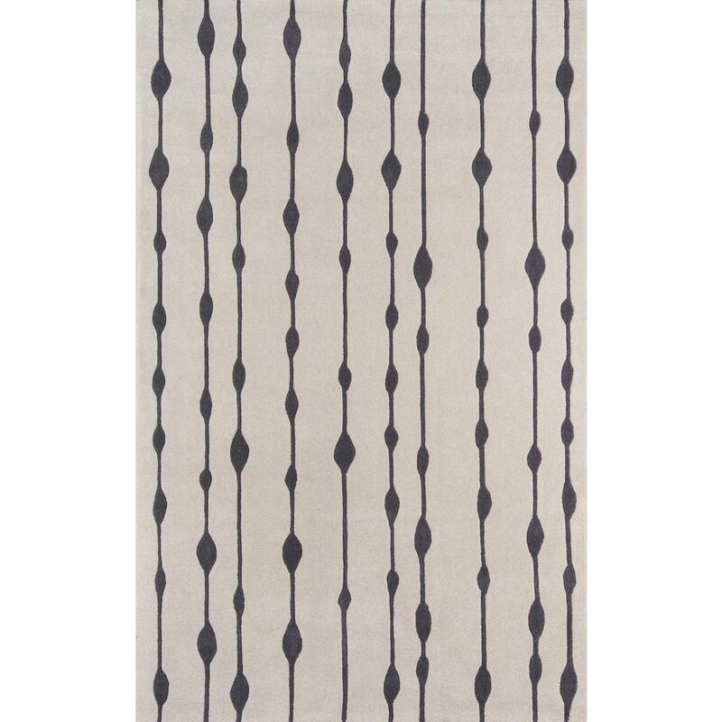 Momeni Contemporary Runner Area Rug, Grey, 2'3 X 8' Runner