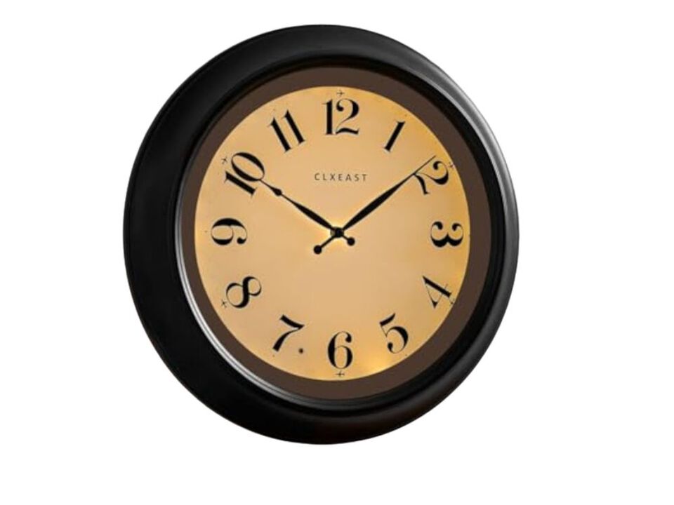 18 Inch Large Illuminated Wall Clock AI Smart Night Light Sensor Modern Clocks