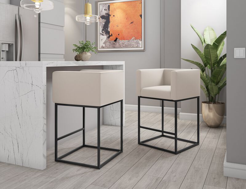 Embassy Cream Counter Stools (Set of 3)